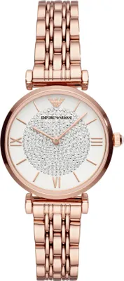 Obrázek produktu pro Dámské náramkové hodinky EMPORIO ARMANI AR11244 z růžového zlata jsou módním doplňkem.