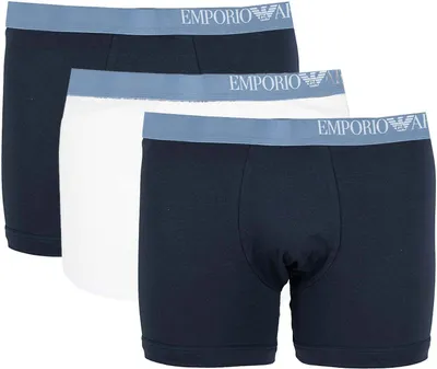 Obrázok produktu pre Emporio Armani Boxerky "3 Pack" - 111473 2F728 - White- Veľkosť: S(EU)