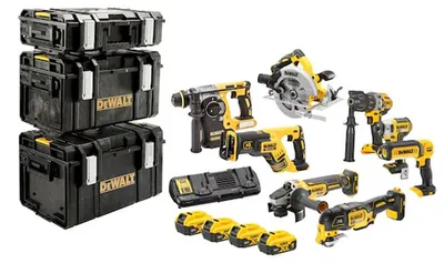 Image de Kit 8 outils DEWALT DCK853P4-QW XR 18V 5Ah Li-Ion