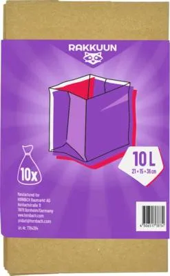 Produktbild von RAKKUUN  Bag Kompostbeutel 10 l braun 10 Stück