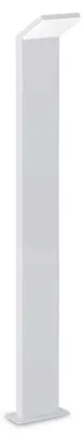 Produktbild von Ideal Lux 322483 OUTDOOR STYLE LED-Stehleuchte/Pfostenleuchte für den Außenbereich, H1000mm, 9W, 1100/960lm, 4000K, IP54, weiß