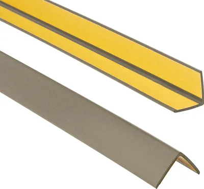 Produktbild von ProfiPVC Winkelprofil selbstklebend PVC 25x25mm 1,00 m Kunststoffwinkel Kantenschutz, Messing