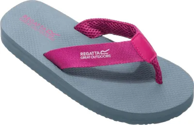 Produktbild von Regatta - Damen Flipflops "Catarina" RG4268 (39 EU) (Dunkler Sturm/Pink)