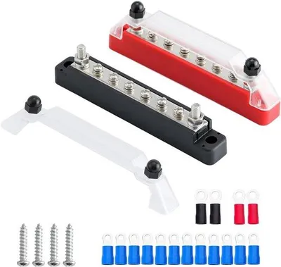 Productafbeelding van Batterijlaadterminalblok voor 8-polige batterijconnector - Metalen ringconnectoren en schroefonderdelen - Accessoires voor auto-elektronica