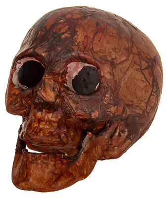 Produktbild von Blutverschmierter Totenkopf Deko mit LED