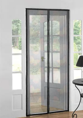 Produktbild von Netz Strend Pro, 218x96 cm, gegen Insekten und Mücken, für Balkontür, 9x Magnet, mit Schmetterlingsmuster