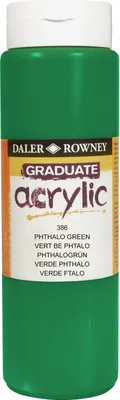 Zdjęcie produktu dla Daler Rowney Graduate Farba akrylowa Phthalo Green 500 ml 1 szt.