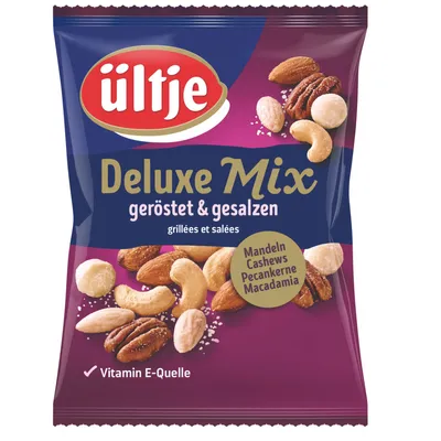 Zdjęcie produktu dla Ültje Deluxe Mix prażone i solone 4 różne Mix 150g