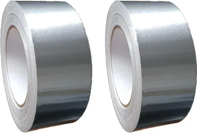Produktbild von Hochleistungs Aluminium Klebeband 75mm x 50m – 2 Rollen Silber – Robustes Dichtband Isolierband für HVAC, Reparaturen & Abdichtung – Hohe Klebkraft