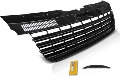 Produktbild von Sportgrill / Kühlergrill passend für VW T5 03-09 Hochglanz schwarz