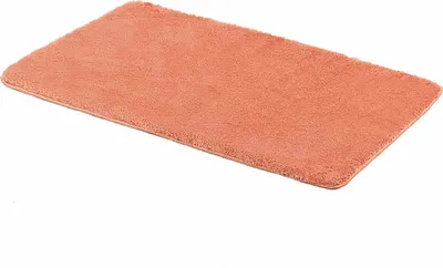 Image de ETÉREA® Tapis de salle de bain microfibre 60x100cm VICKY Coral [RÉSISTANT & LAVABLE] - Tapis de bain antidérapant à séchage rapide - Tapis de douche - Bathroom Mat - Tapis de bain lavable - Tapis de salle de bain