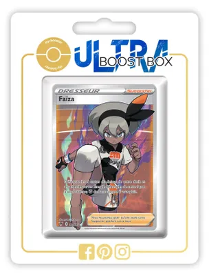 Pokémon-Kartenbox mit 10 französischen Karten, Faïza 180/185