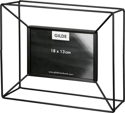 Produktbild von Gilde Metall Fotorahmen "Fokus" groß VE 4 69082
