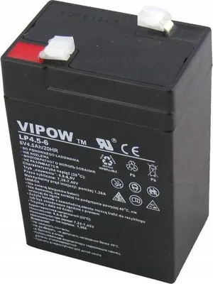 Produktbild von Lechpol Gel Batterie 6V 4.5Ah HQ 5 Jahre 70x48x100mm 106mm inkl. Anschlüsse