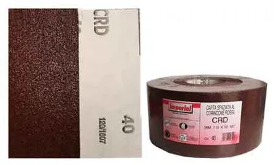 Image de PAPIER ABRASIF « CRD » grain 80 - rouleau 115 x 50 mm