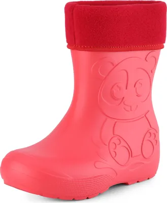 Produktbild von Ladeheid Eva Kinder Jungen Mädchen Gummistiefel Regenschuhe gefüttert LA-CA-11 (Korall, 24/25 EU)