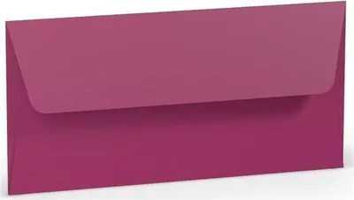 Produktbild von Paperado Briefumschlag DIN lang Amarena / DIN lang (110 x 220mm) DIN Lang - 50 Stück