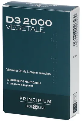 Imagen del producto de PRINCIPIUM D3 2000, tabletas masticables, 60 unidades