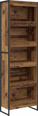 Produktbild von vidaXL Bücherregal 2 pcs Altholz 60 x 30 x 189,5 cm Holzwerkstoff