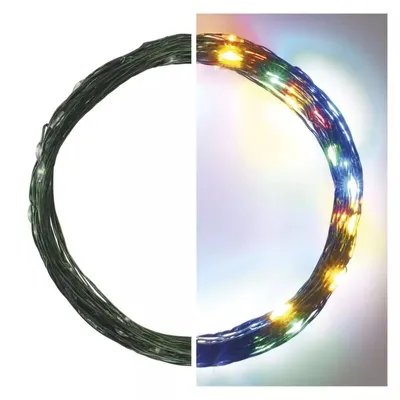Obrázok produktu pre EMOS LED vianočný nano reťaz zelený multicolor 7,5m D3AM02