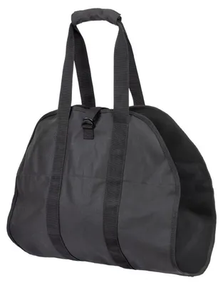 Produktbild von Polyester Kaminholztasche Eiche Schwarz 20 kg