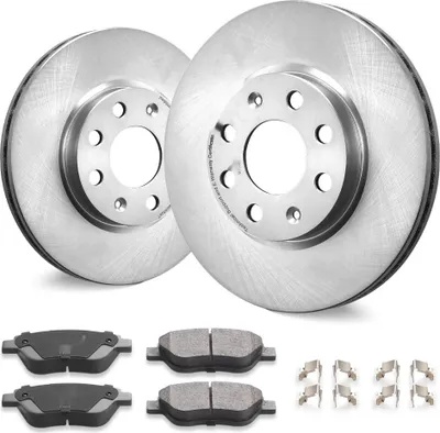 Produktbild von Bremsscheiben und Bremsbeläge Set für Opel Adam und Corsa D - Vauxhall - 10,1 Zoll - Keramik - Schnelle Wärmeableitung - Rost- und korrosionsbeständig - Fließheck