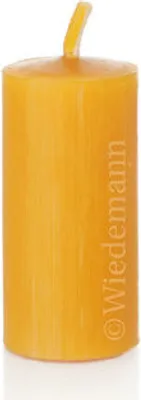 Produktbild von 100% Bienenwachskerzen Natur 80 x 40 mm, 1 Stück