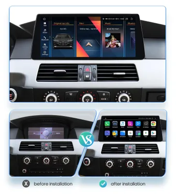 Obrázok produktu pre Android autorádio – Multimediálny systém – GPS navigácia – CarPlay, Android Auto