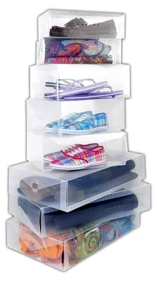 Immagine prodotto di Scatole trasparenti per l'organizzazione delle scarpe