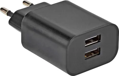 Produktbild von Allteq ALTQ-2-USB-CHR-B, Drinnen, AC, 12 V, Schwarz
