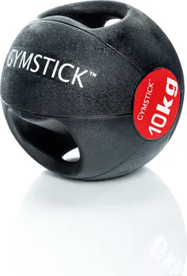 Produktbild von Gymstick 61044-10, Schwarz, Rot, Gummi, Fitnessstudio, Haus, 10 kg