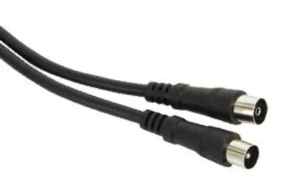 Obrázek produktu pro S-IMPULS Anténní propojovací kabel, rovný, 1,5 m, černý, 75 dB