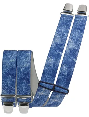 Produktbild von Hosenträger mit 4 Clips in 2 Jeans Farben