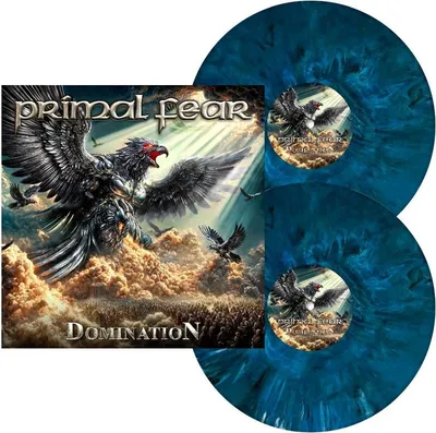 Produktbild von Primal Fear: Domination (Limited Edition) (Hallucinations Blue Marbled Vinyl)