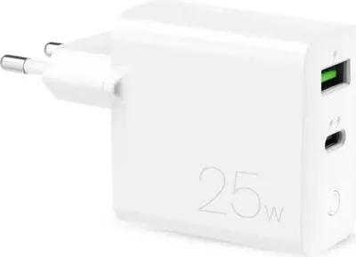 Produktbild von Puro PD Reiselader 25W USB-C/USB weiß