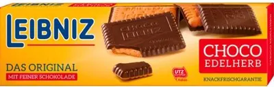 Produktbild von Leibniz Choco Edelherb Butterkeks mit Edelherb Schoko Geschmack 125g