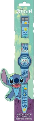 Zdjęcie produktu dla Zegarek cyfrowy Stitch z regulowanym paskiem i wyświetlaczem LED