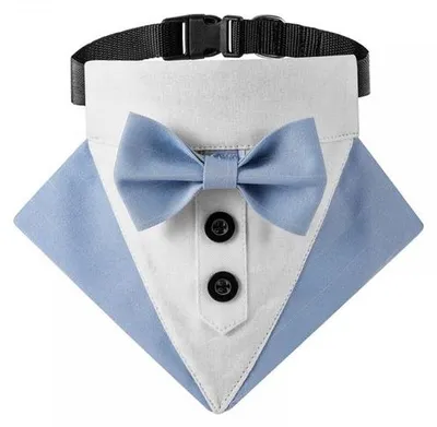 Obrázek produktu pro Obojek pro psy – design Tuxedo – nastavitelný – na svatby
