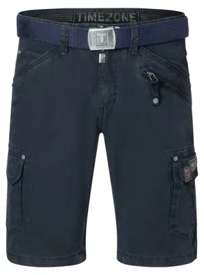 Produktbild von Timezone Cargo Jeans Shorts mit Gürtel und Festem Stoff  Größe: 31W