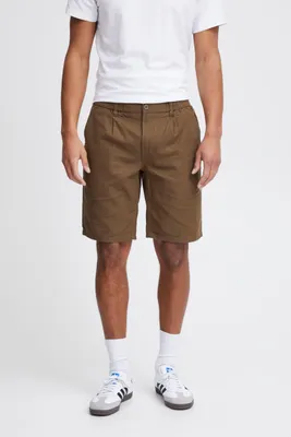 Produktbild von Blend BHWoven Herren Leinenshorts Shorts kurze Hose mit Eingrifftaschen Gürtelschlaufen Leinenmix Regular fit