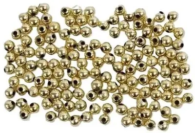 Immagine prodotto di Perline dorate da 6 mm, 30 g - Fandy