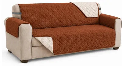 4-Sitzer Bankhoes 380x219 cm wasserdicht umkehrbar Oeko-Tex