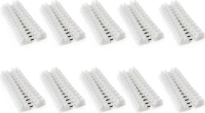 Produktbild von Variante Lüsterklemmen steckbar 1,5 / 2,5 / 6,0 mm² 1 / 5 / 10 Paar - Art: 10 x Paare 1,5 mm² (8HP)