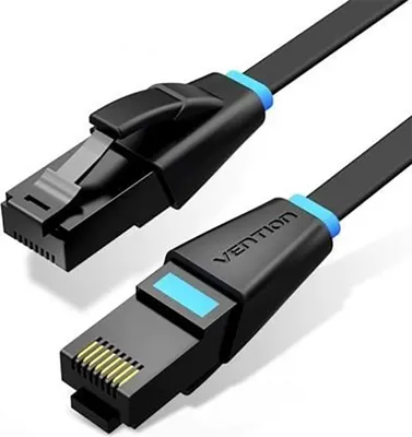 Zdjęcie produktu dla Płaski kabel sieciowy UTP CAT6 Vention IBJBI RJ45 Ethernet 1000Mbps 3m czarny