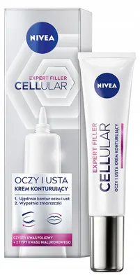 Produktbild von NIVEA CELLULAR EXPERT FILLER Anti-Falten Augen- und Lippencreme 15 ml
