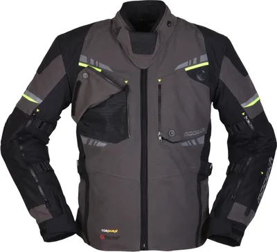 Produktbild von Modeka Taran Motorrad Textiljacke (Dark Grey/Black,5XL)
