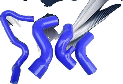 Image de Tuyau turbo en silicone pour Audi A4 & Passat B5, haute résistance à la pression d'éclatement, résistance extrême à la température, bleu
