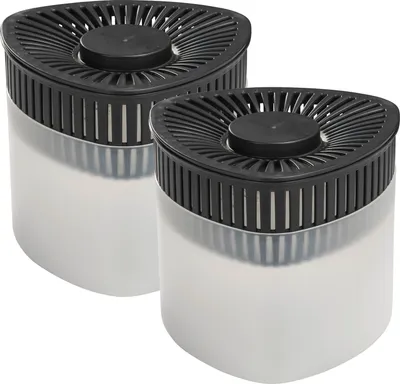 Produktbild von WENKO Luftentfeuchter Prisma 2er Set 500g Anthrazit Raumentfeuchter Entfeuchter