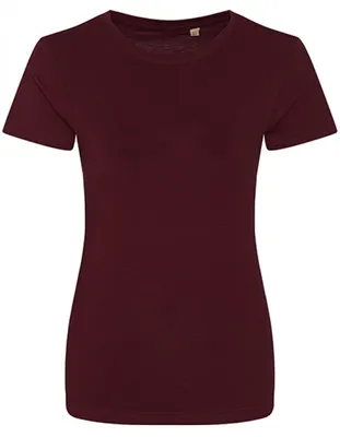 Produktbild von Ecologie EA001F | Damen Cascades Ladies` Tee / 100% Baumwolle - Farbe: Burgundy - Größe: XL
