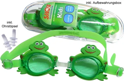 Produktbild von Schlori - Schwimmbrille Frosch 100% UV Schutz AntiFog